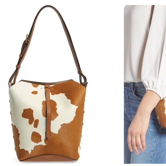 ISO Tory Burch Rowan Bucket bag in cow hide - Picture 1 of 1